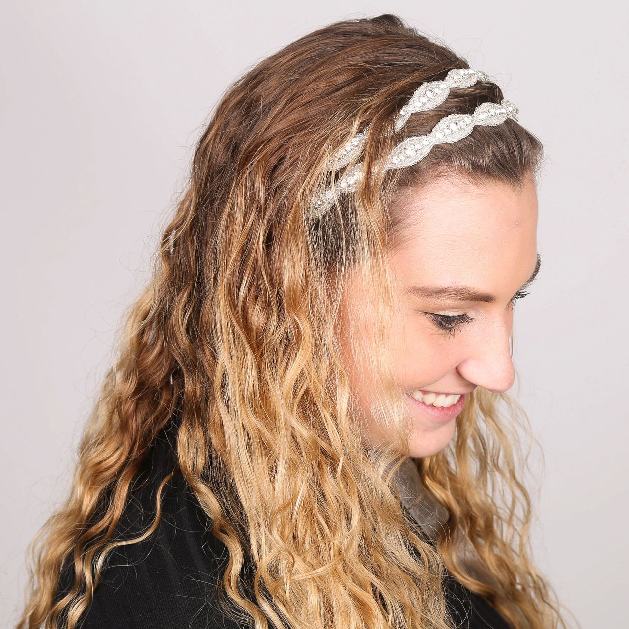 Multifunctioneel haarsieraad met steentjes