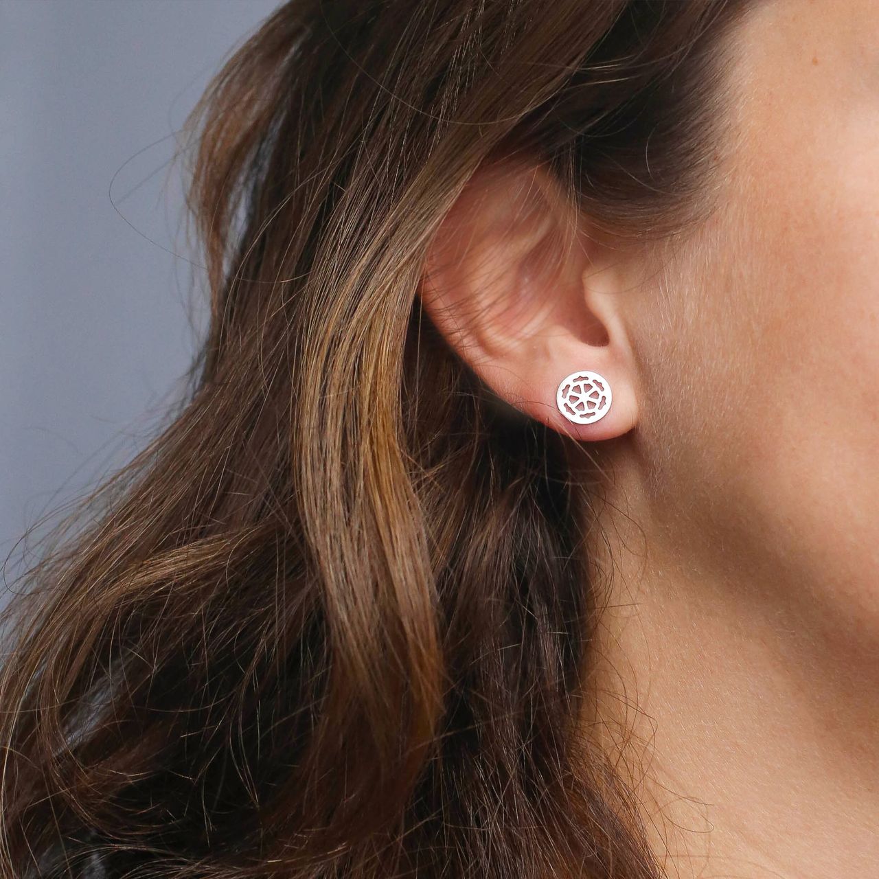 Guess stainless steel oorbellen PEONY ART