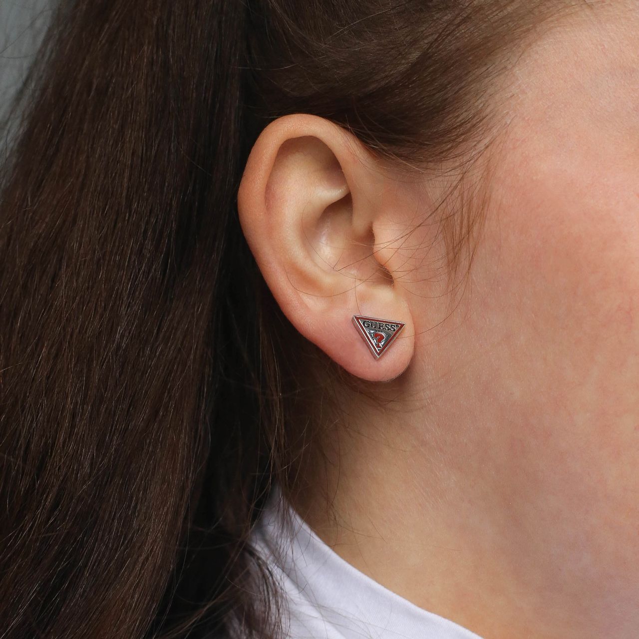 Guess stainless steel oorbellen L.A. GUESSERS