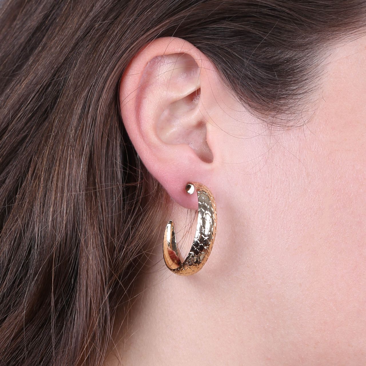 Goudkleurige statement bijoux blad