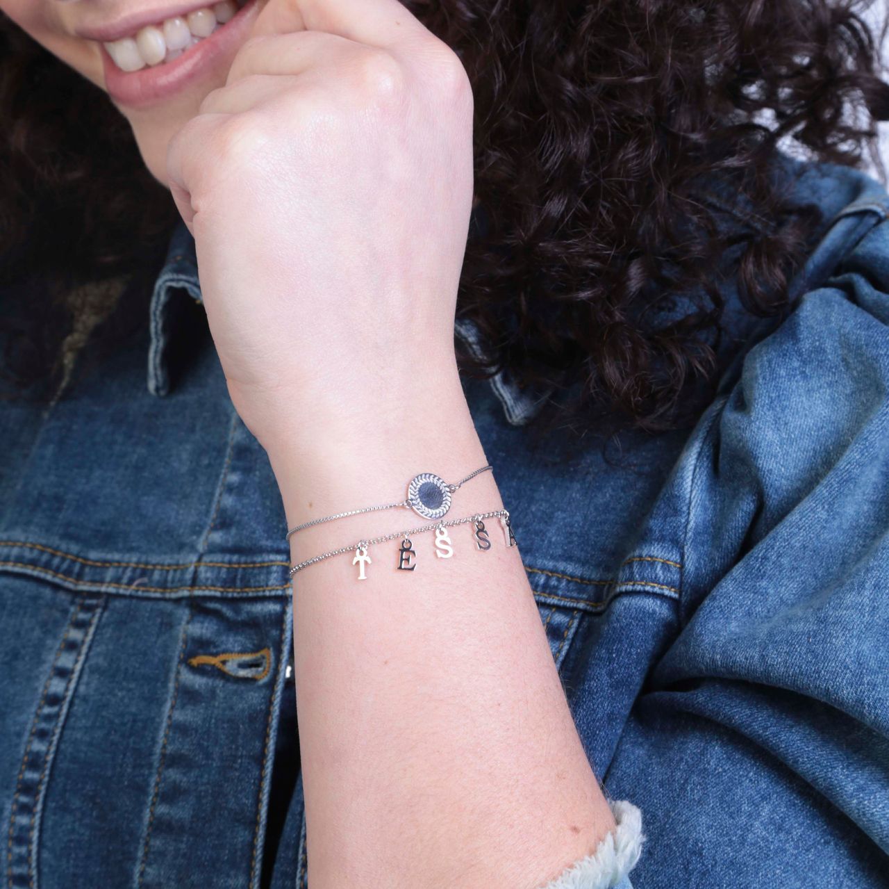 Zilveren armband Romeinse krans