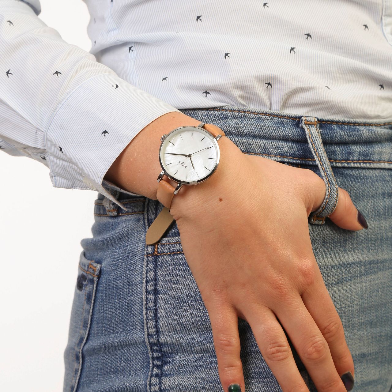 Regal DS smalle PU band zand