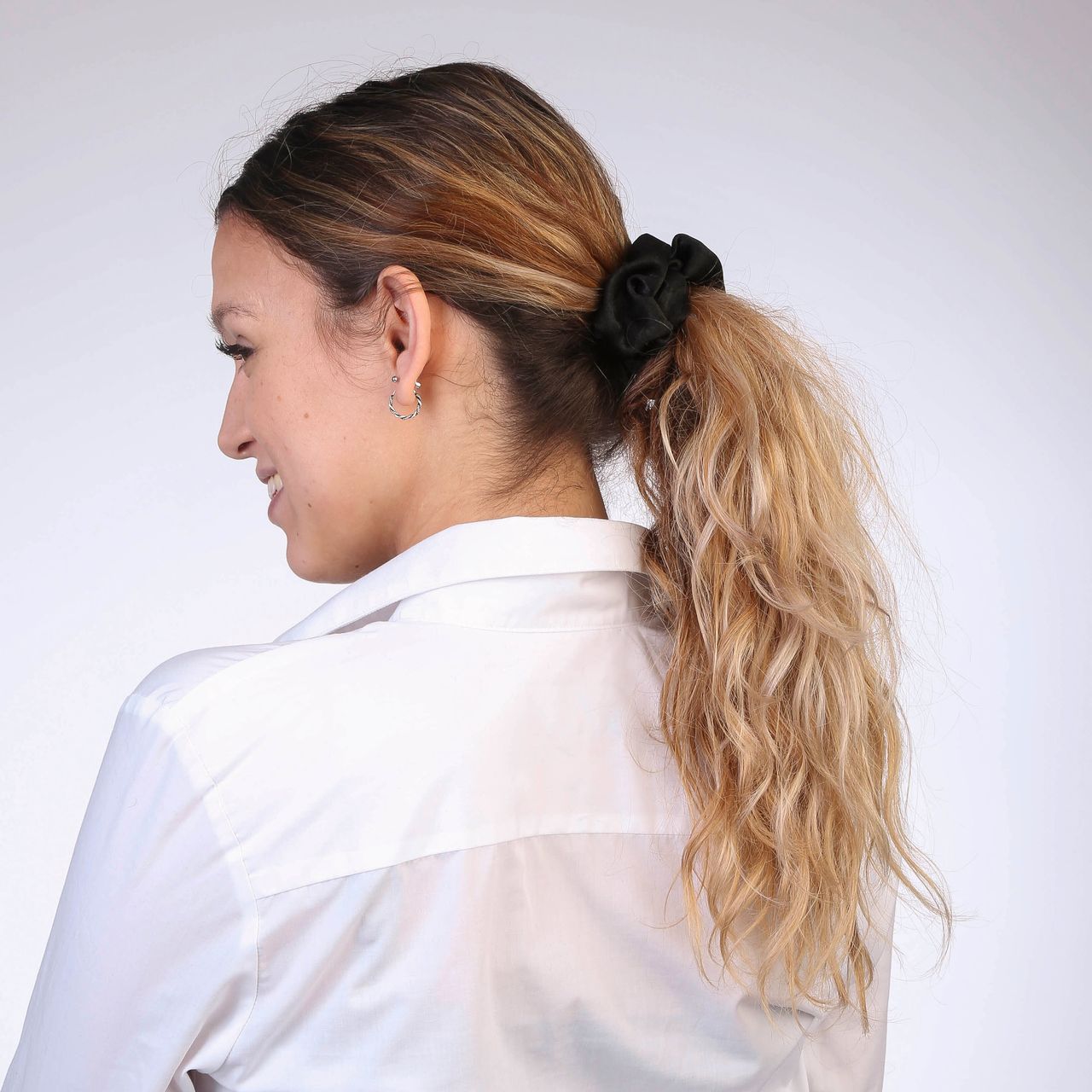 Stoffen Zwarte haaraccessoire voor dames
