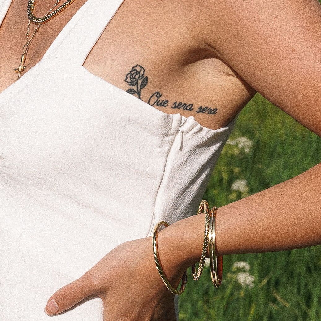 Stalen goldplated bangle met plating voor dames