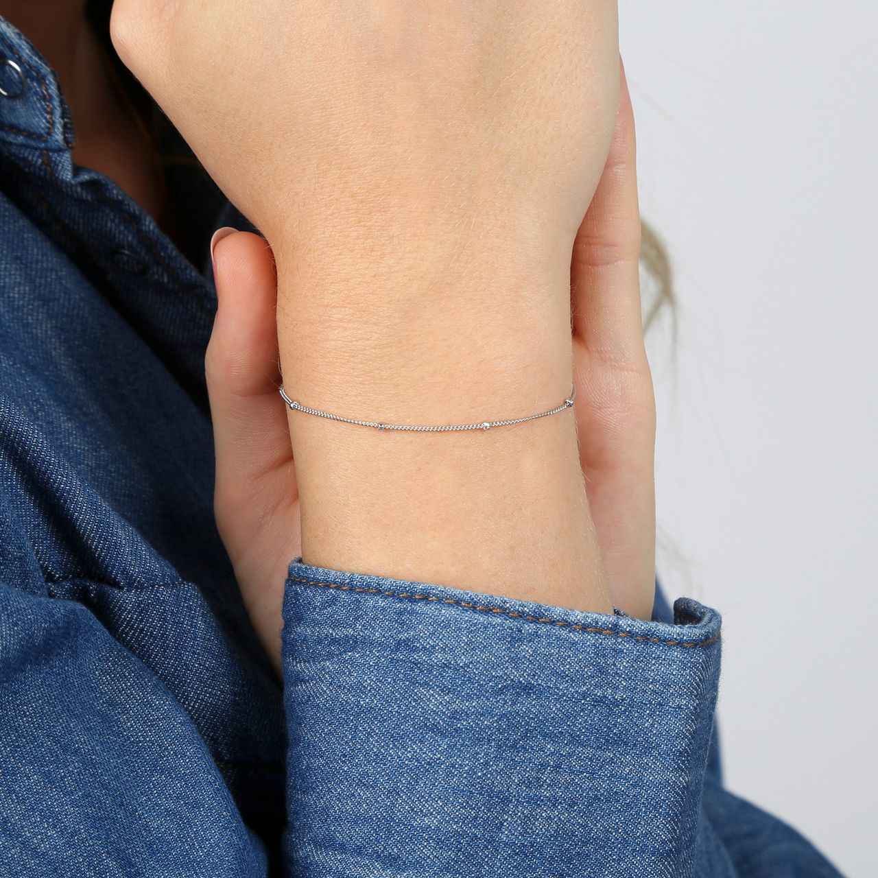 Zilveren armband bolletjes Mix&Match