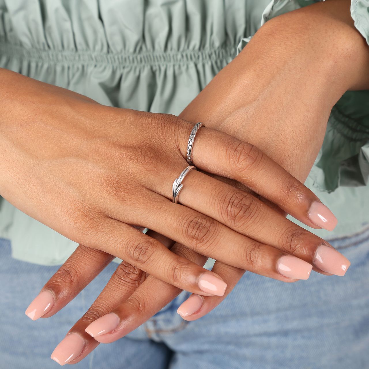 Zilveren ring vlecht Bali Treasures