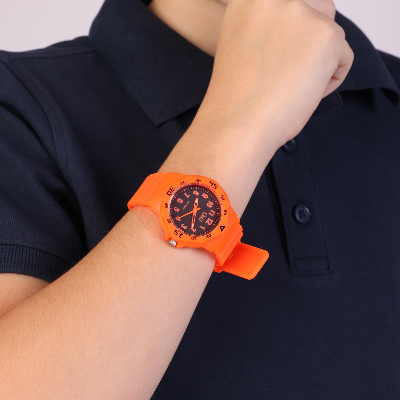Q&Q kids horloge met rubberen band