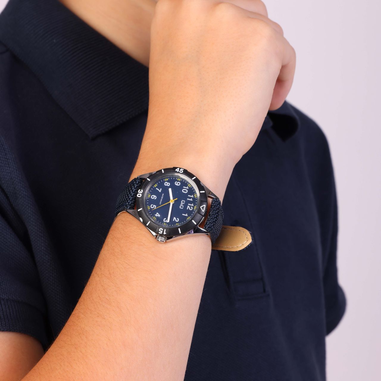 Q & Q Kinder Horloge Leder