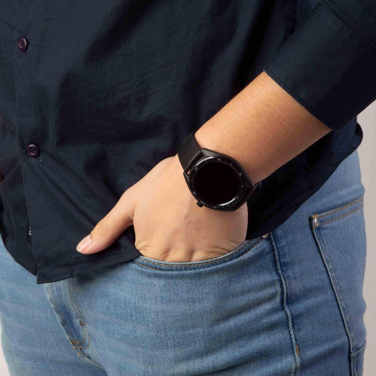 Marea Smartwatch Digitaal Heren Horloge Zwart B59003/1