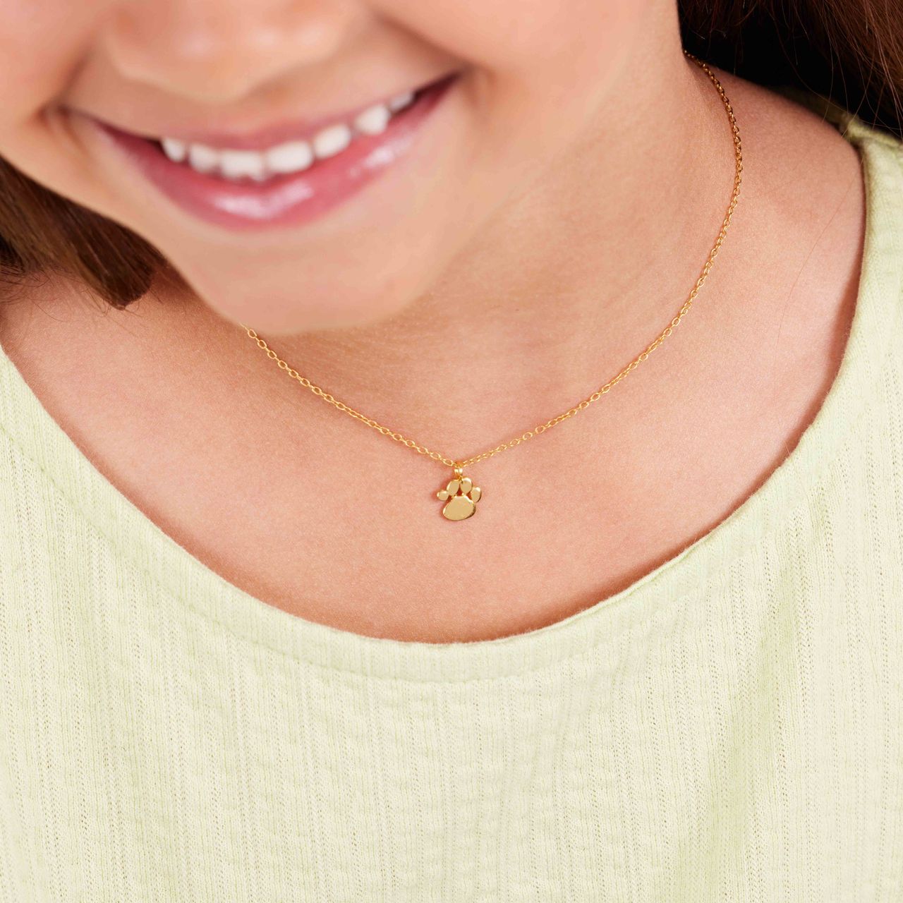 Zilveren goldplated kinderoorbellen hondenpoot