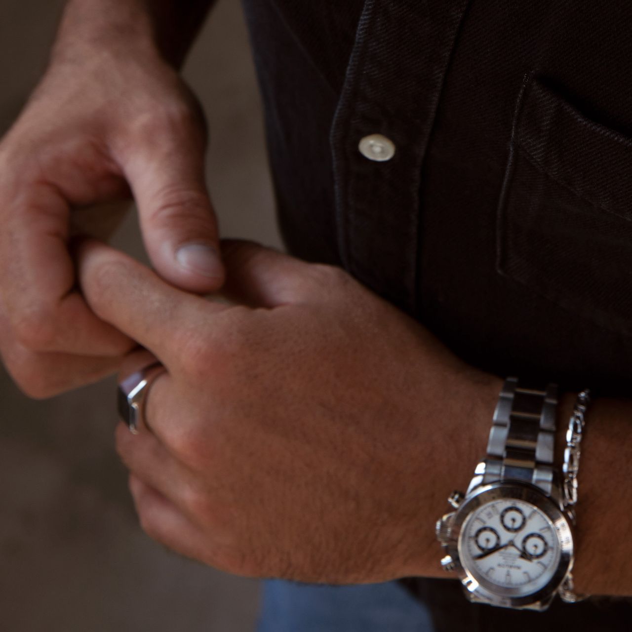 Marlow Miller Heren Horloge Chronograaf