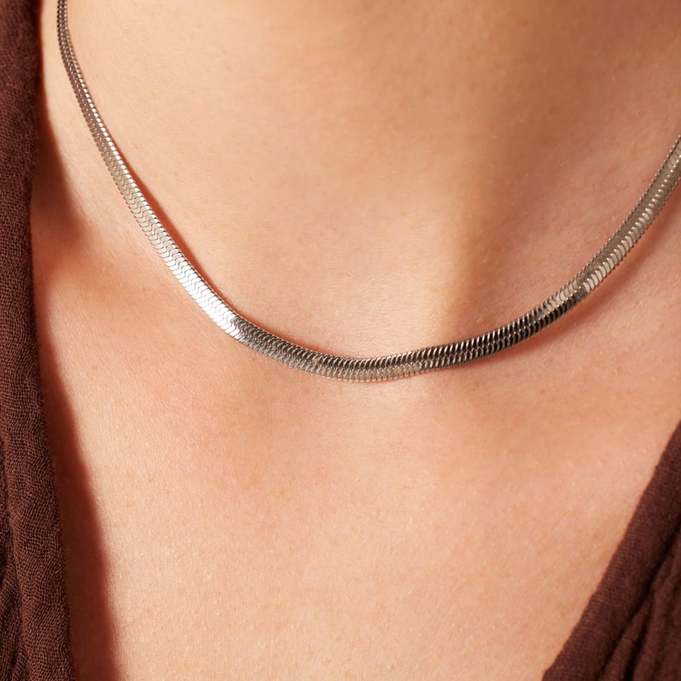 Myla stainless steel goldplated ketting voor dames