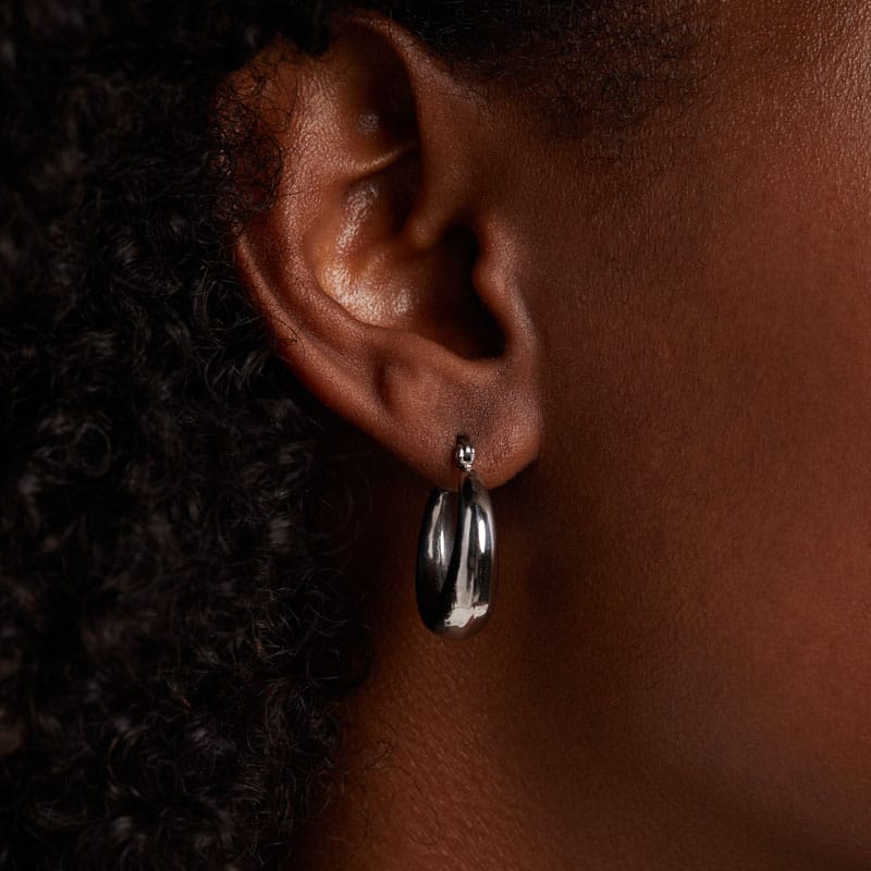 Myla stainless steel goldplated oorringen voor dames