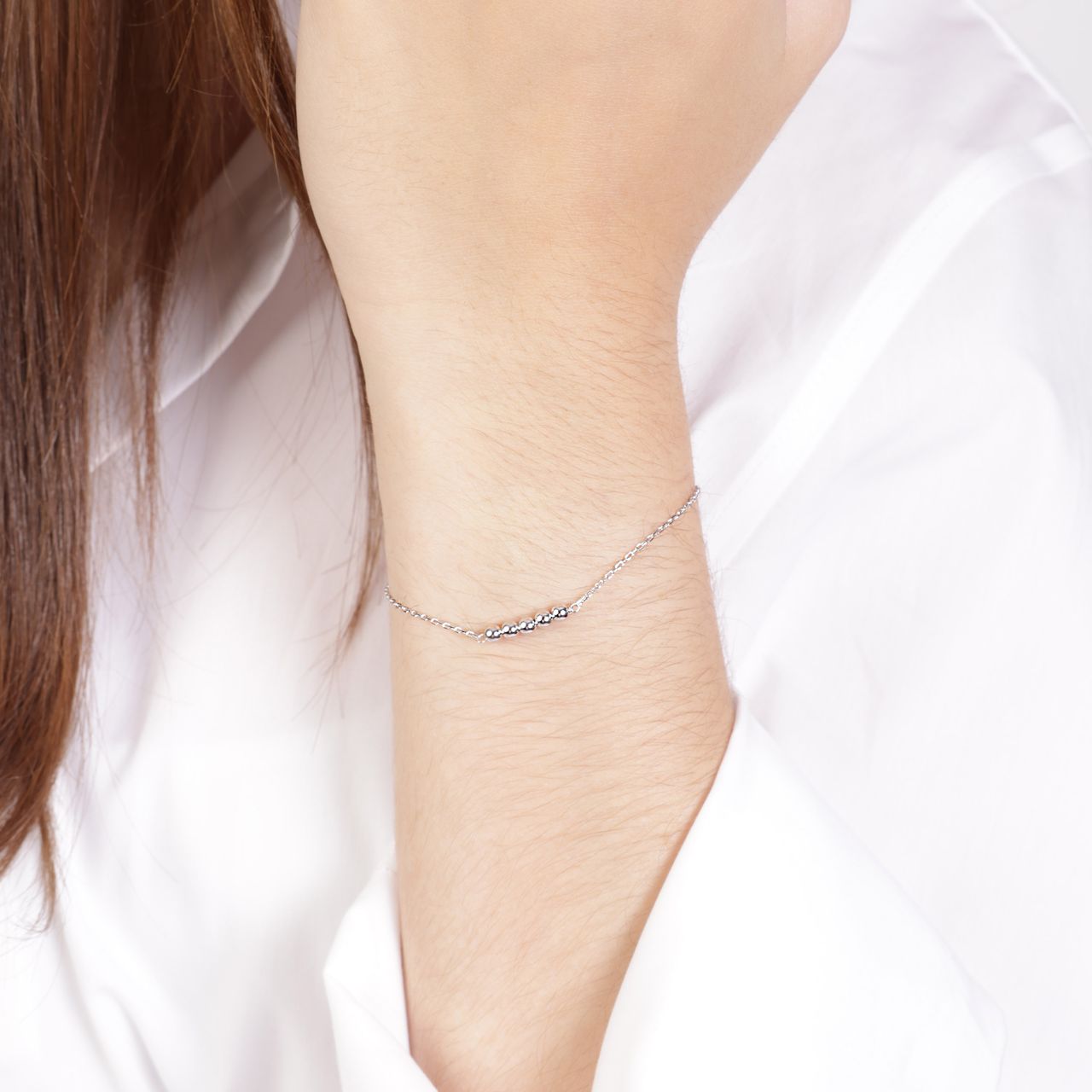 Armband, 925 Silber, Kugel