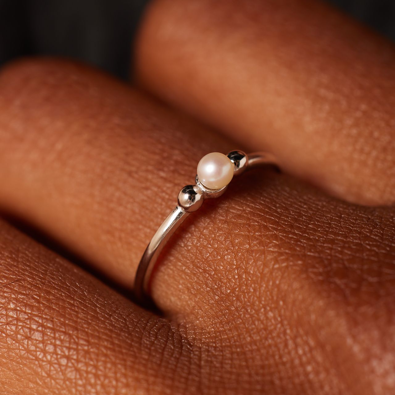 Ring, 925 Silber, Süßwasserperle