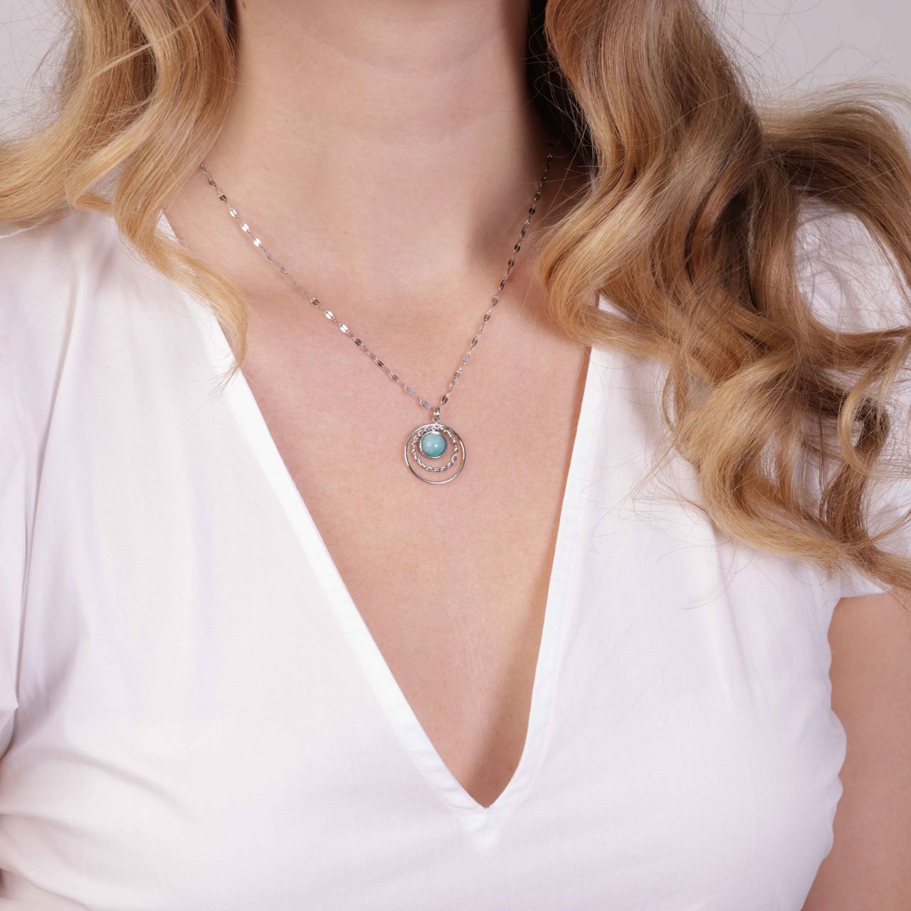Stalen ketting ronde hanger