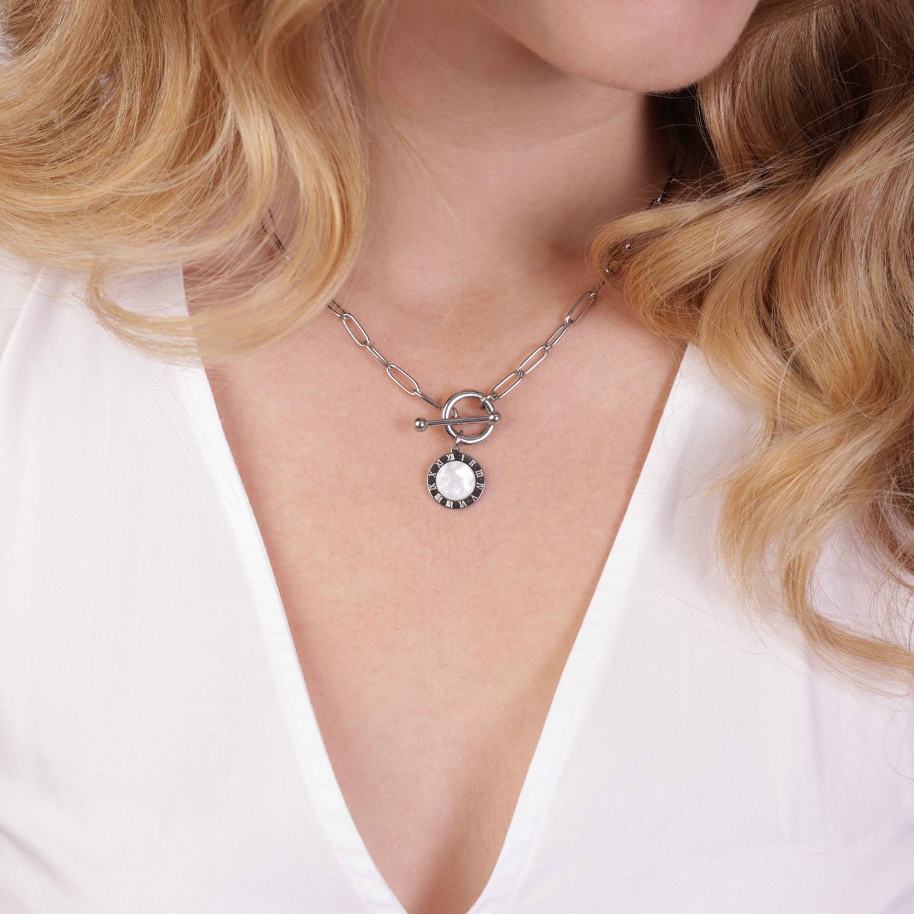 Stalen ketting ronde hanger