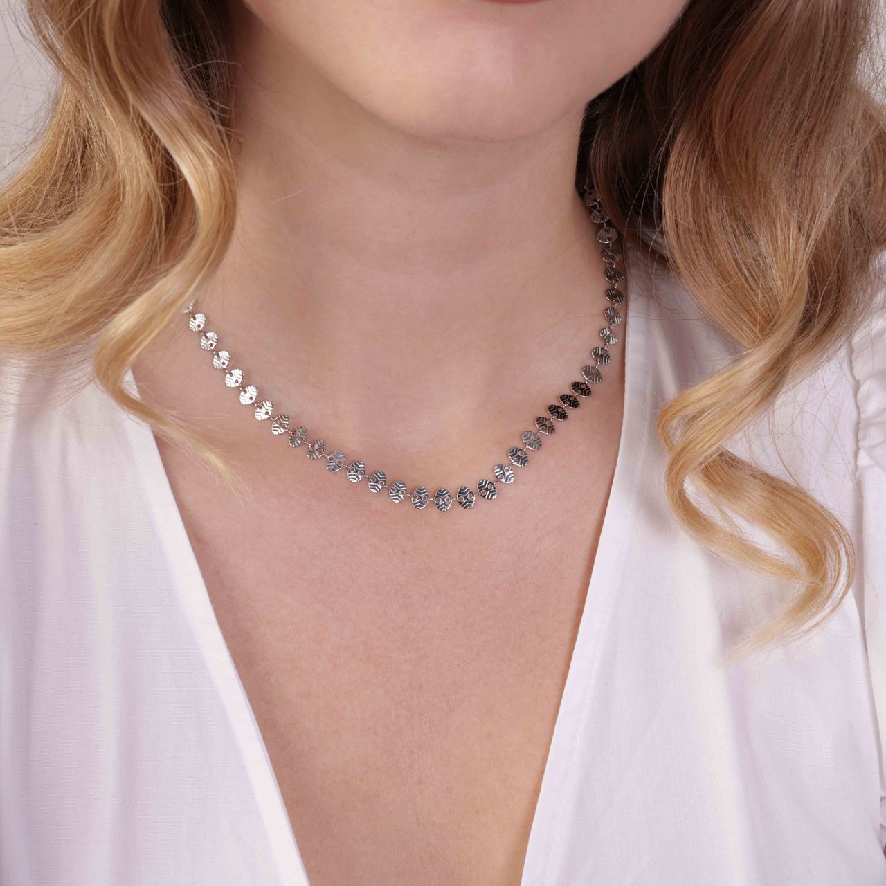 Stalen ketting ovale schakel
