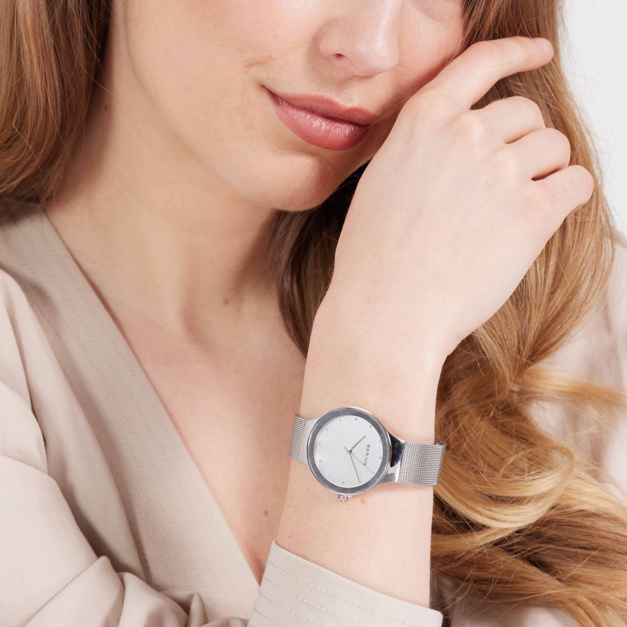 Bering Dames Horloge Zilverkleurig 12934-000