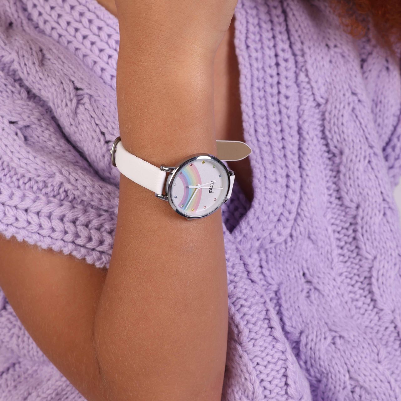 Regal Armbanduhr für Mädchen, Regenbogen