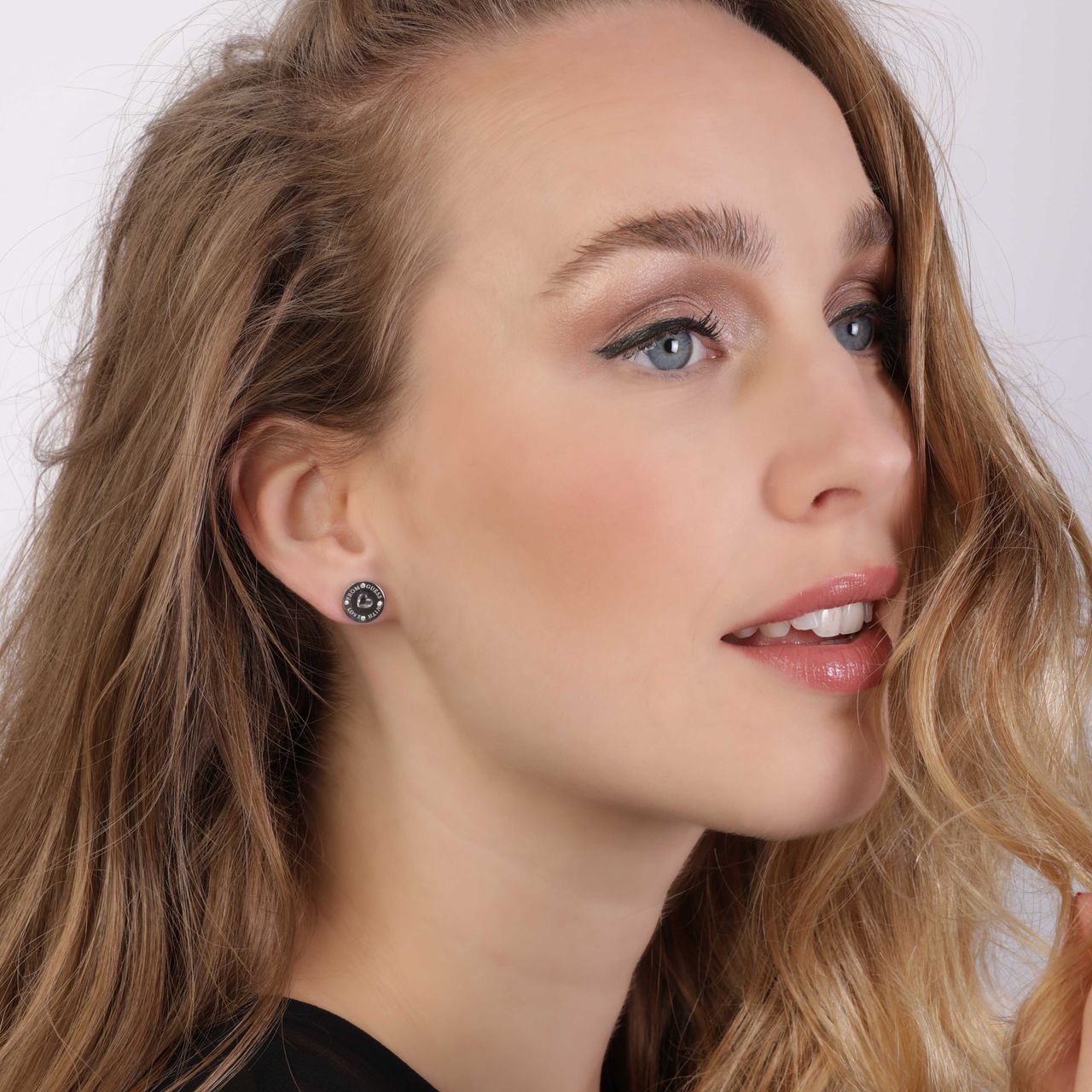 Guess stainless steel oorbellen FROM GUESS WITH LOVE