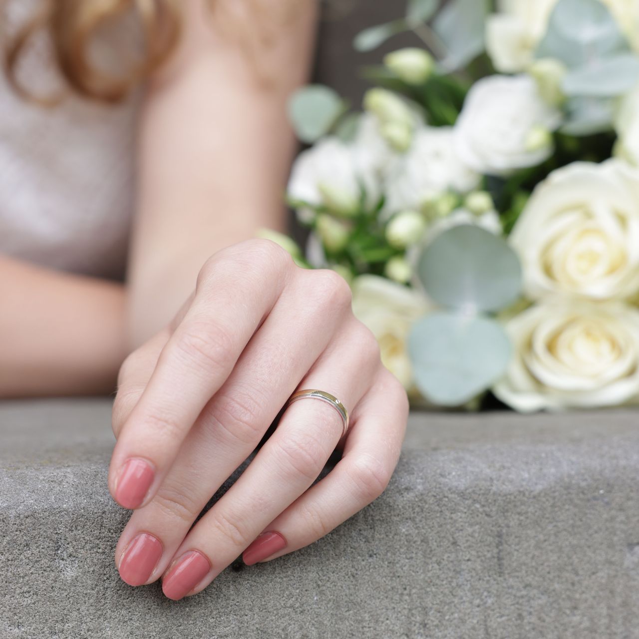 14K bicolor gouden dames trouwring 3mm Evy TW 307
