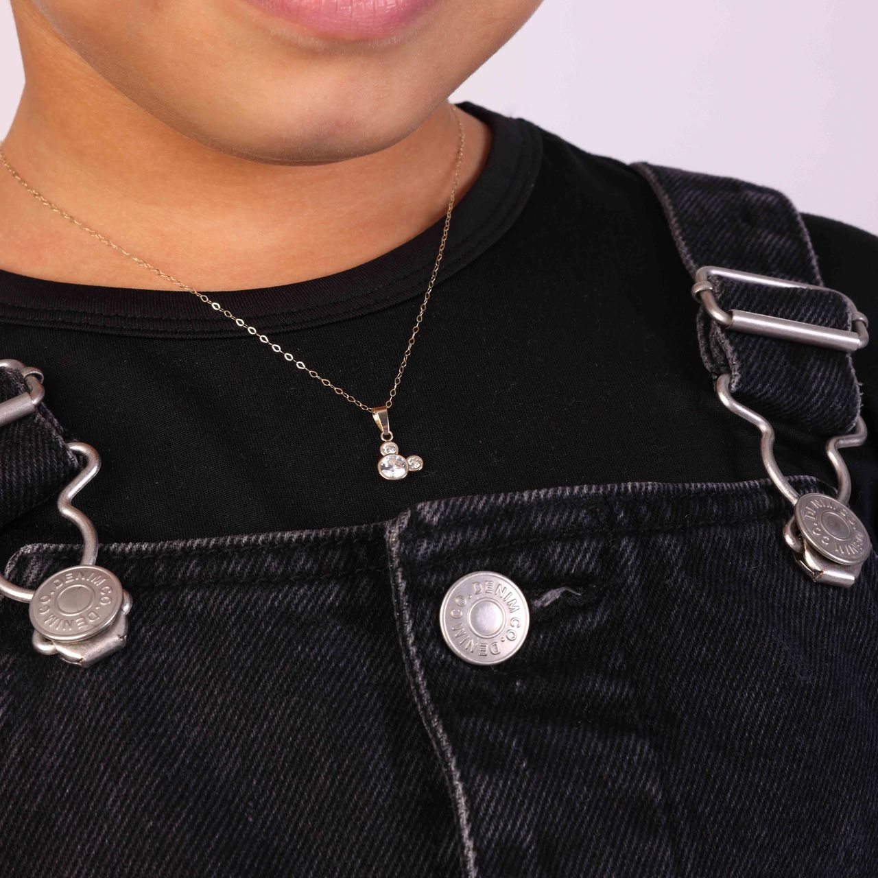 9Karaat Disney Mickey ketting kristal