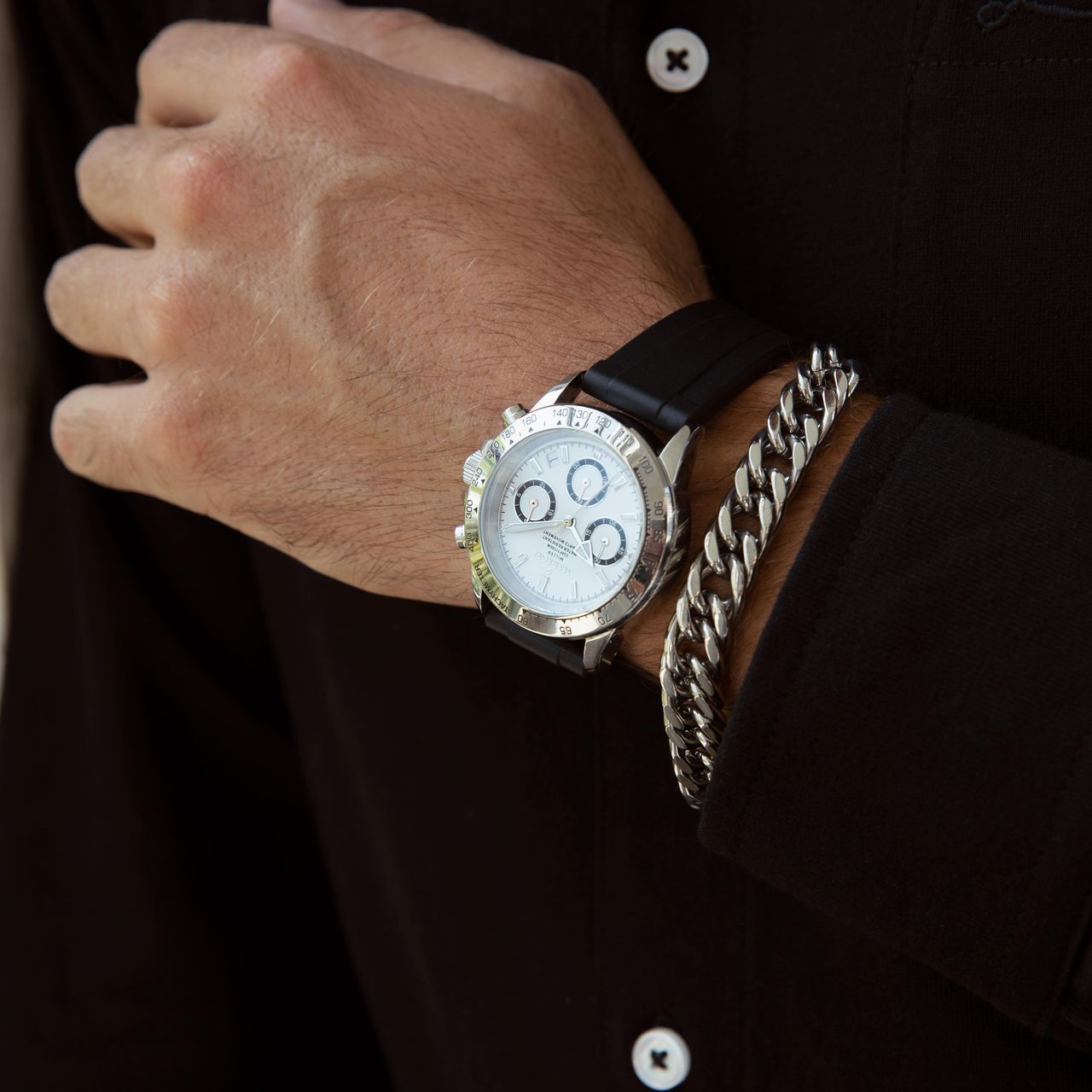 Marlow Miller horloge met rubberen band