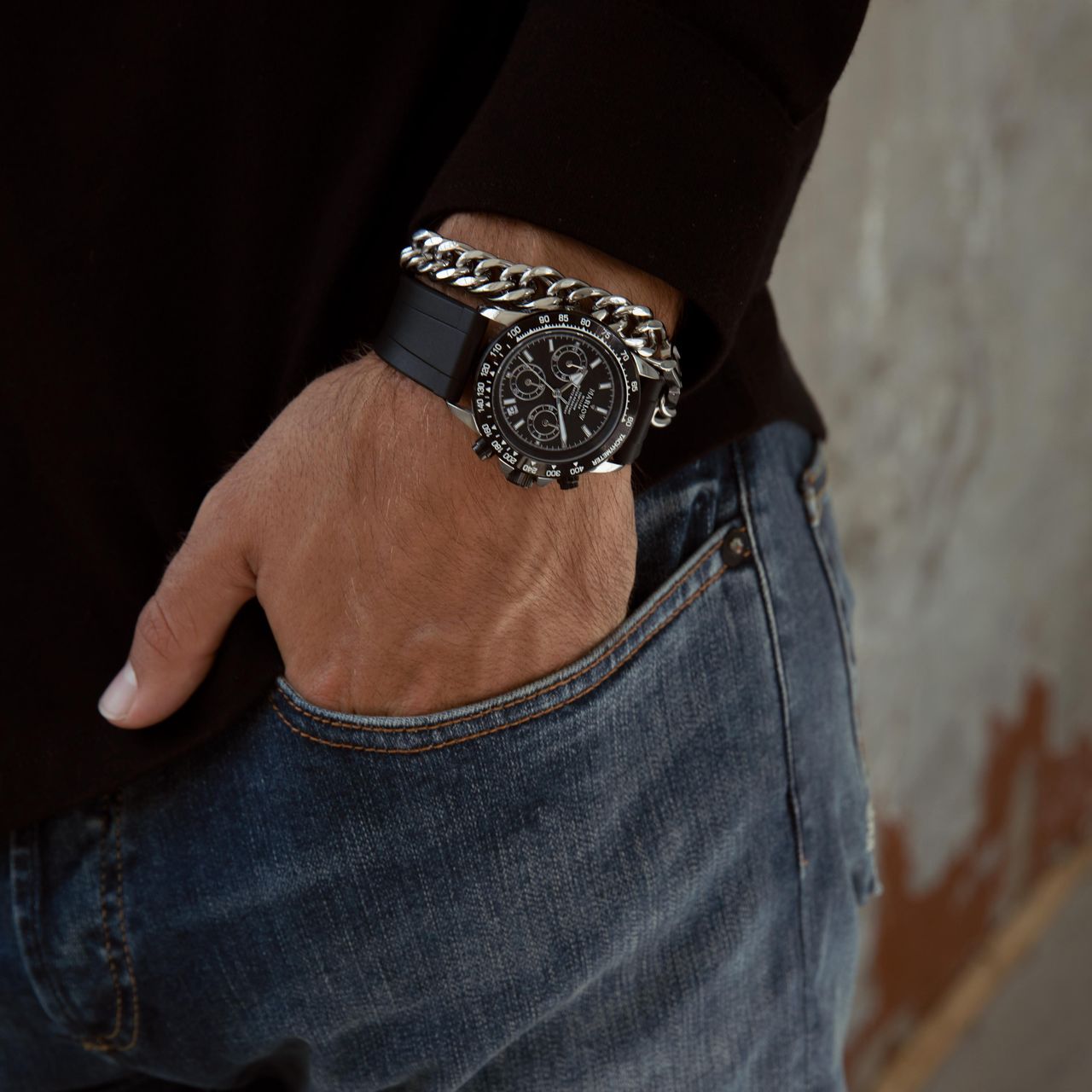 Marlow Miller cadeauset met stalen armband 19 cm