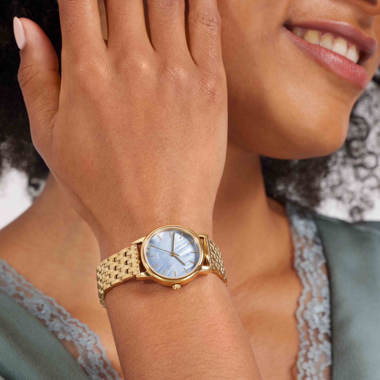 Regal Collection dames horloge met een stalen band