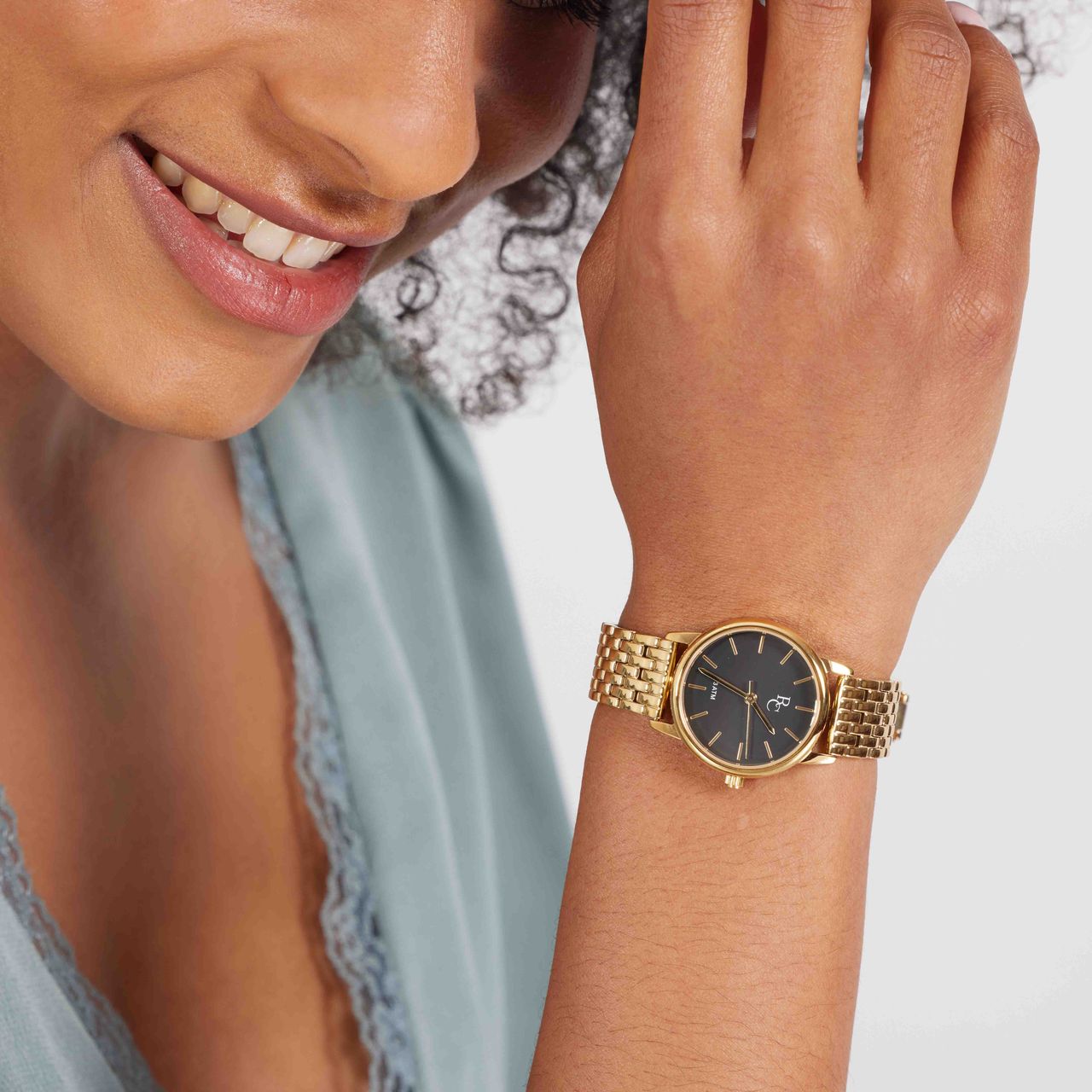 Regal Collection dames horloge met een stalen band