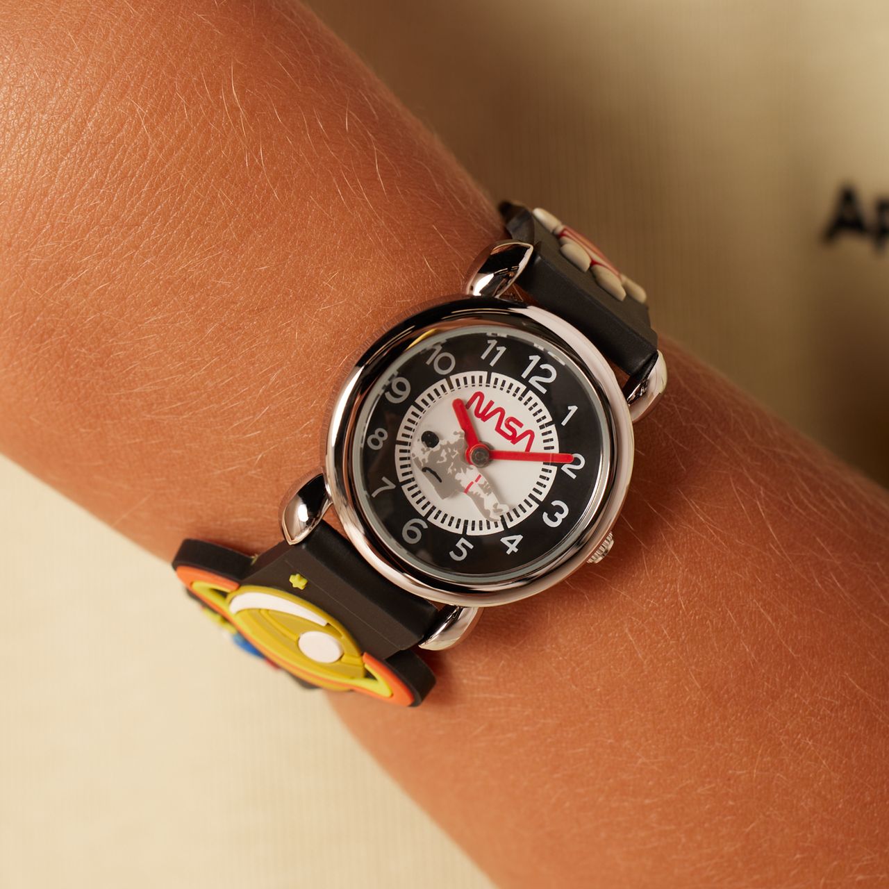 Nasa Kinder-Armbanduhr mit Silikon-Armband