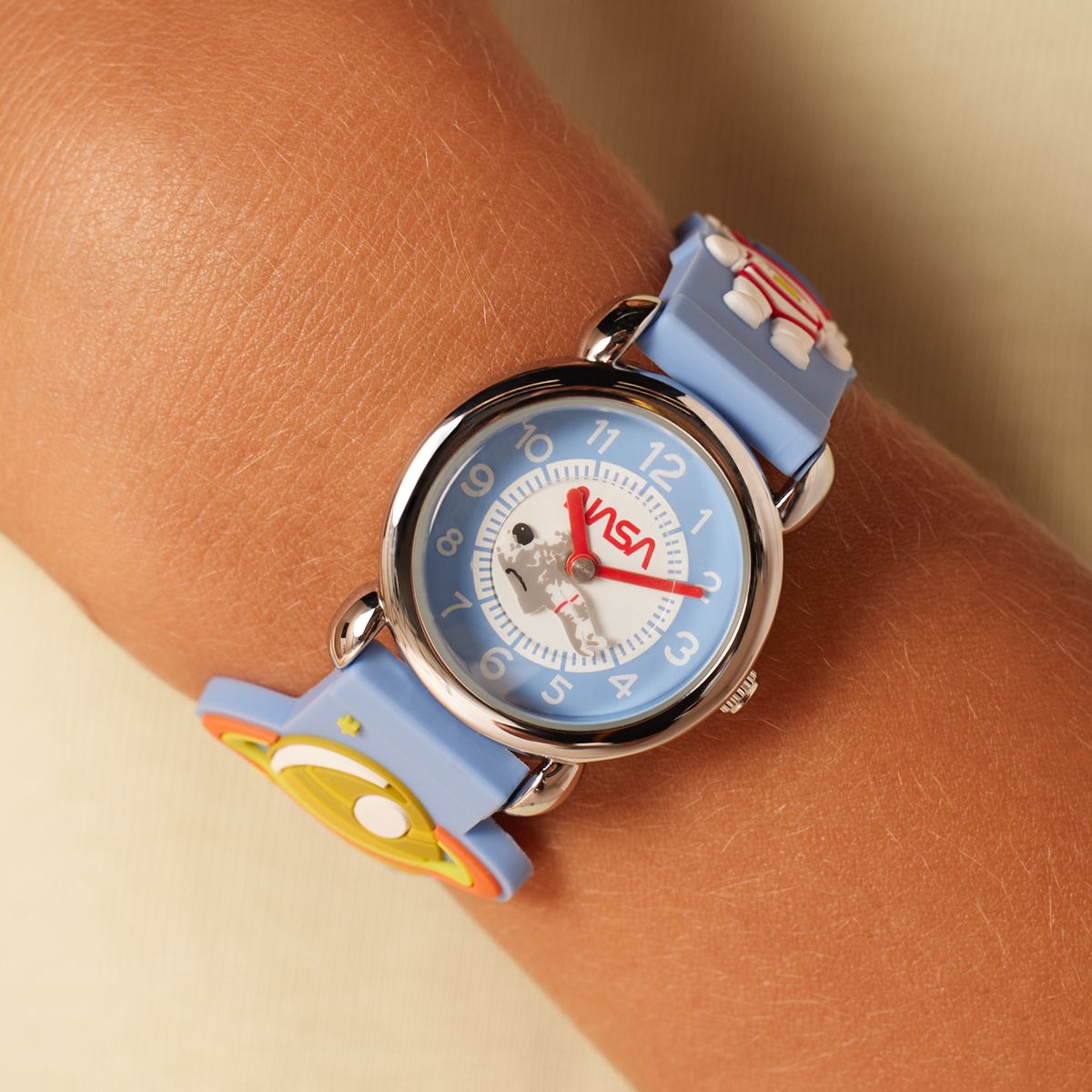 Nasa Kinder-Armbanduhr mit Silikon-Armband