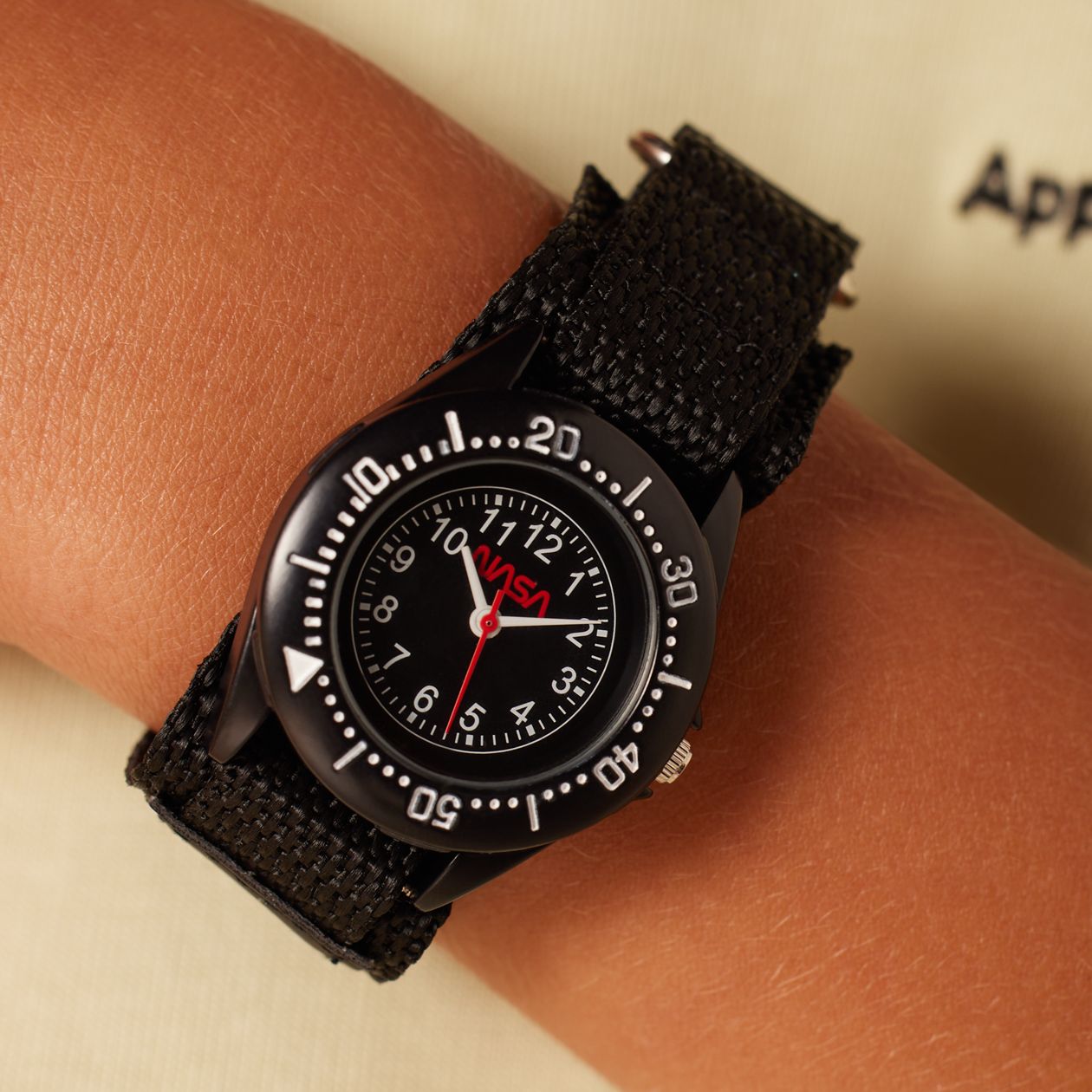 Nasa Kinder-Armbanduhr mit Stoffarmband