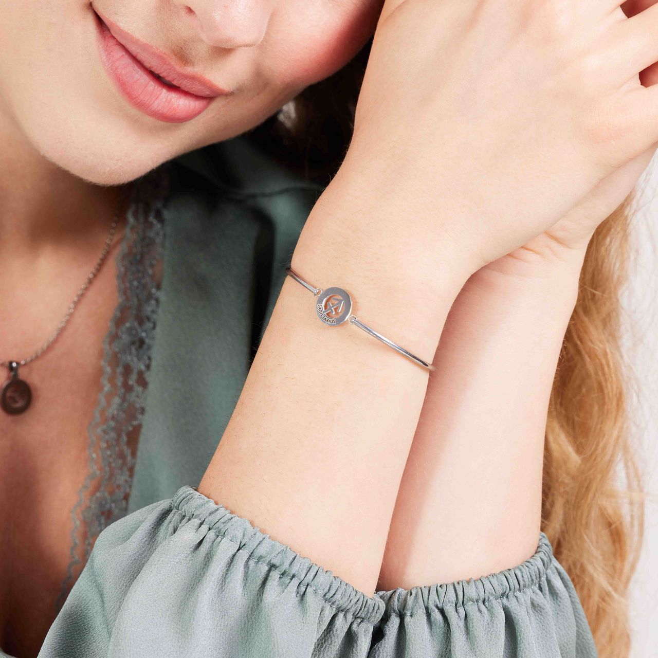 Stalen armband met sterrenbeeld boogschutter