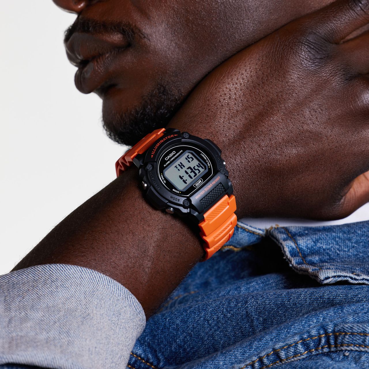 Casio Digitaal Heren Horloge W-219H-4AVEF