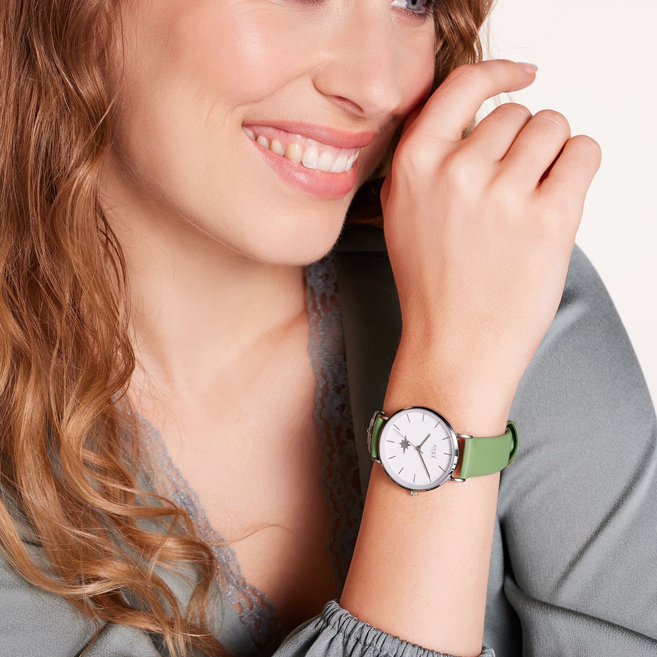 Regal Damen-Armbanduhr mit PU-Armband