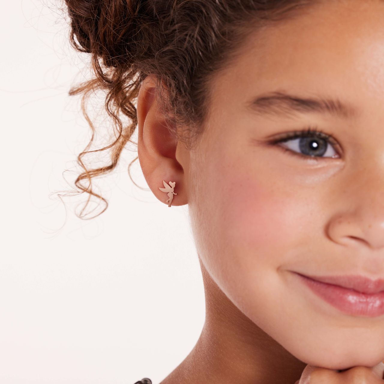 Disney stainless steel roséplated kinderoorknoppen set ster Tinkerbell