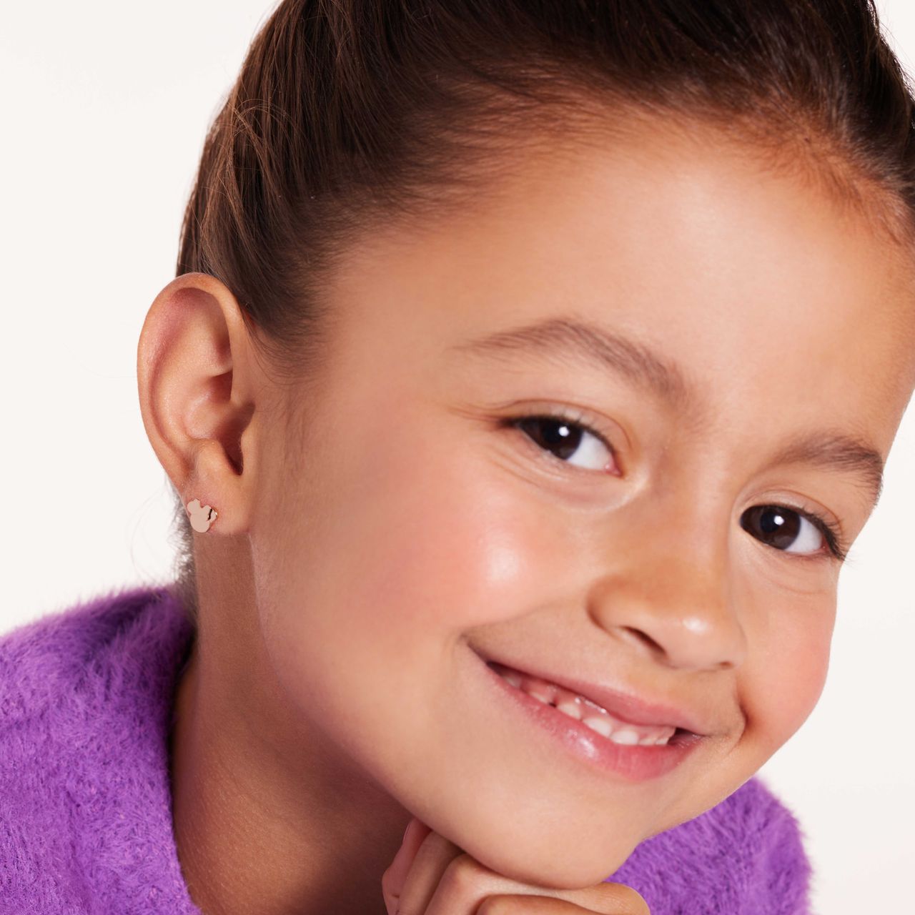 Disney stainless steel roséplated kinderoorknoppen Minnie Mouse