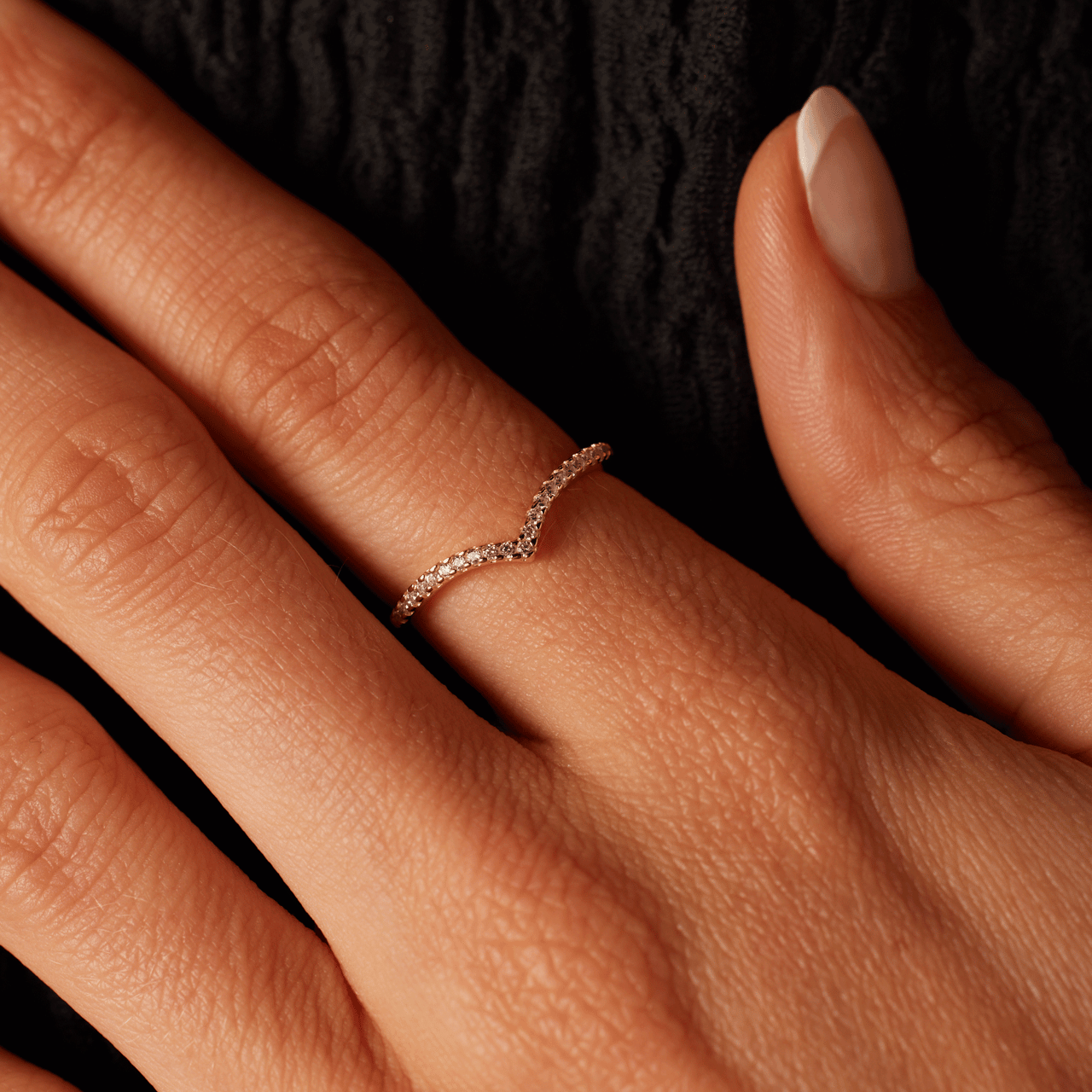 Zilveren goldplated ring met zirkonia voor dames