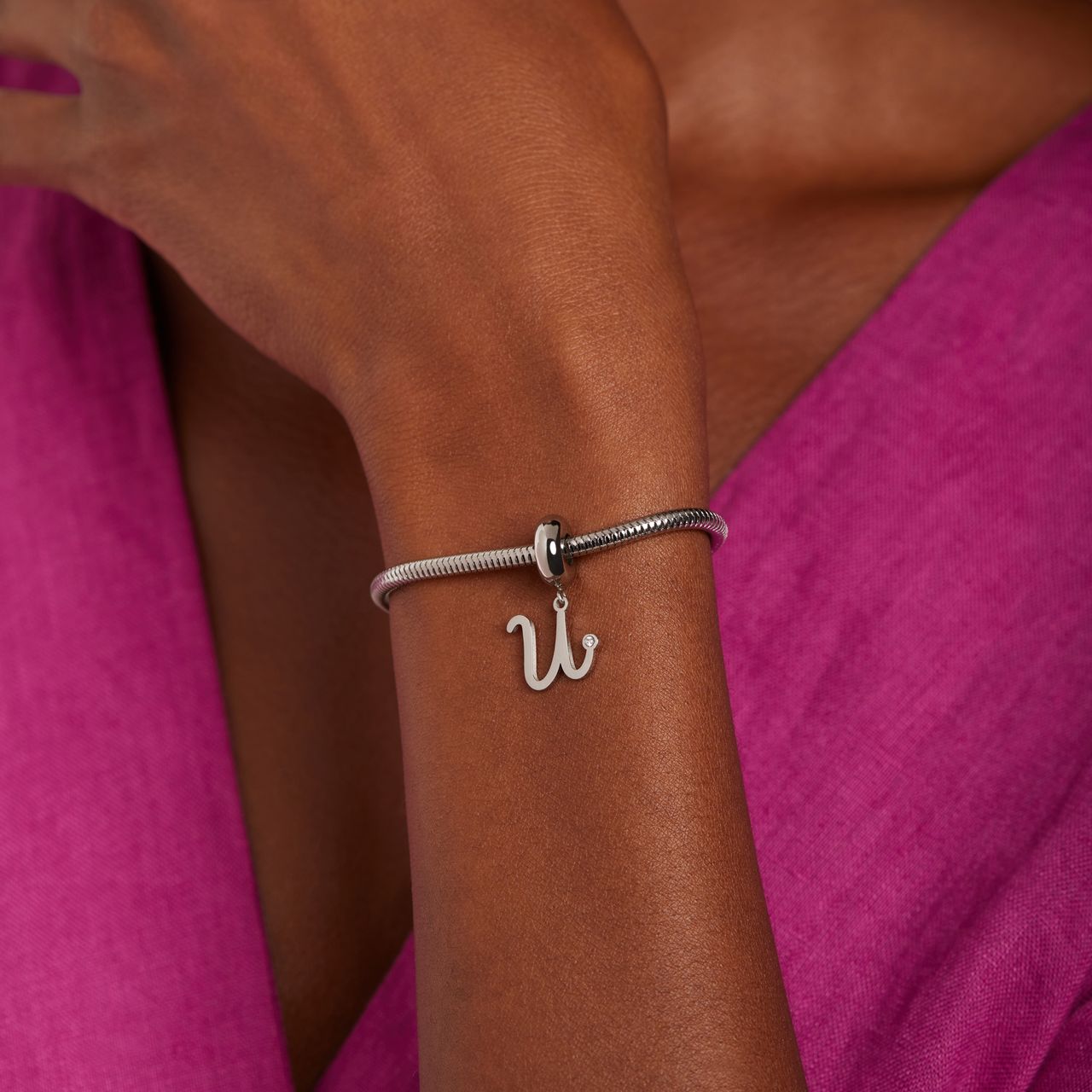 Bettelarmband-Anhänger, Edelstahl