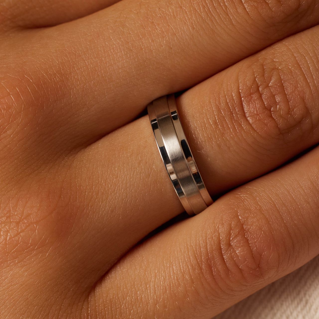 Stainless steel ring mat/glans