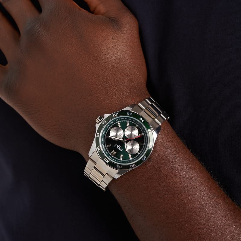 Regal Herren-Armbanduhr mit Legierungsarmband