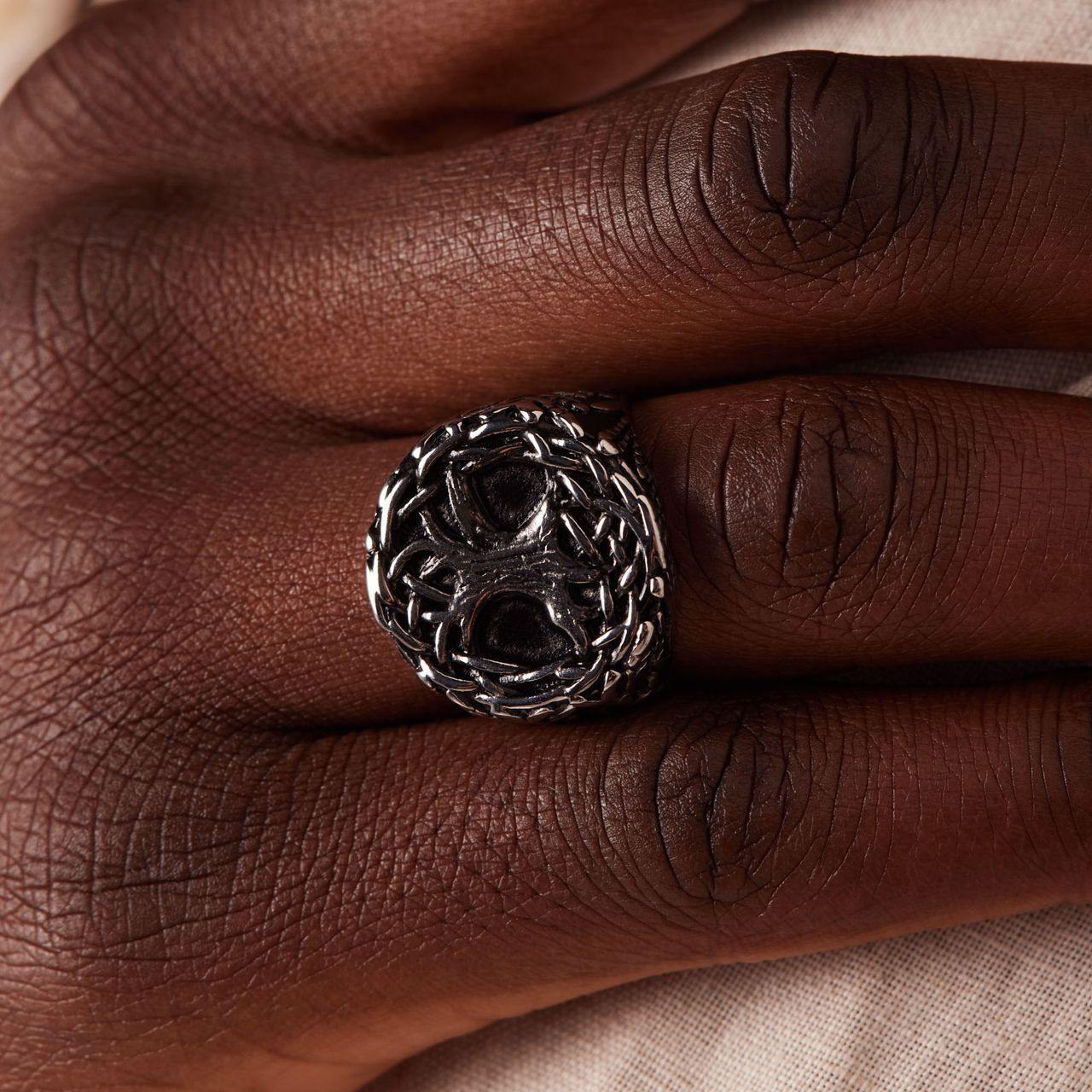 Stainless steel zegelring