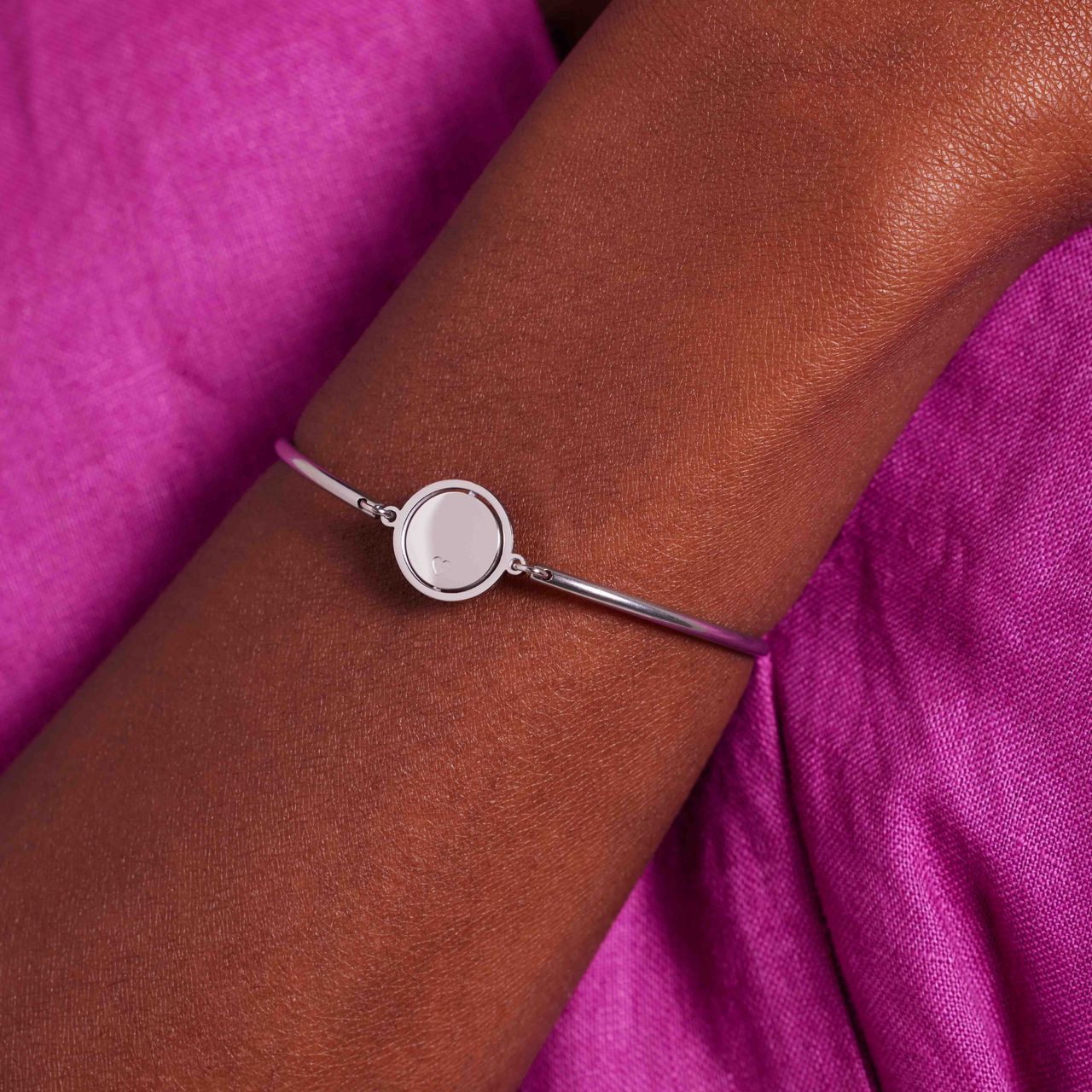 Stainless steel armband met I am enough