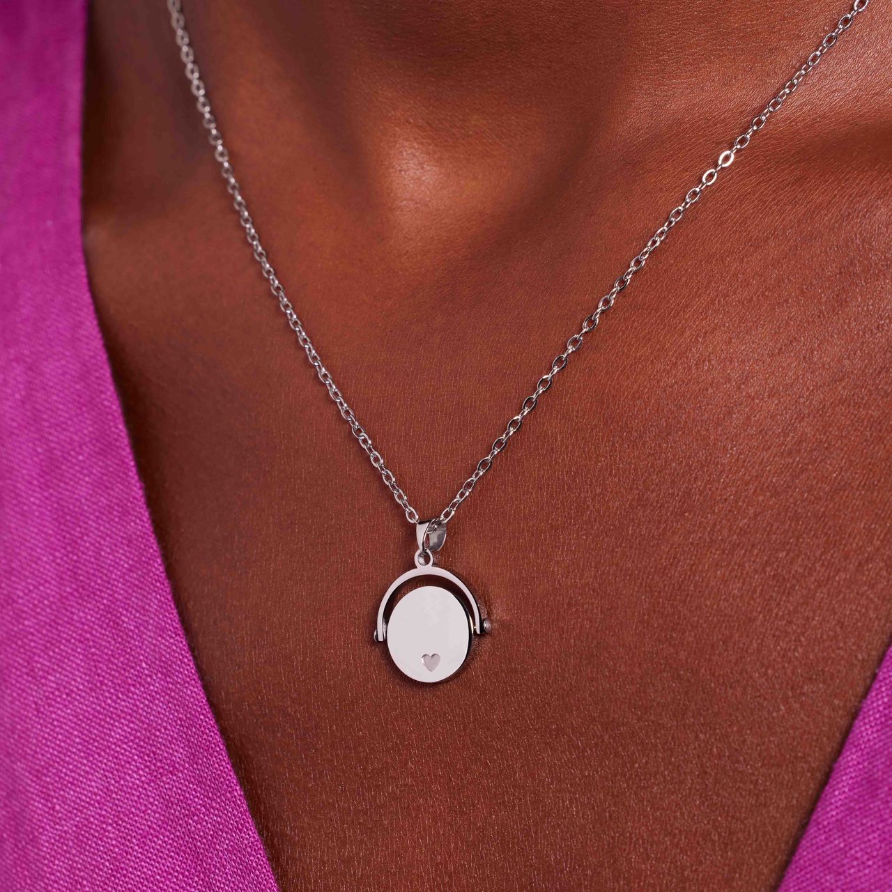 Stainless steel ketting met I am enough