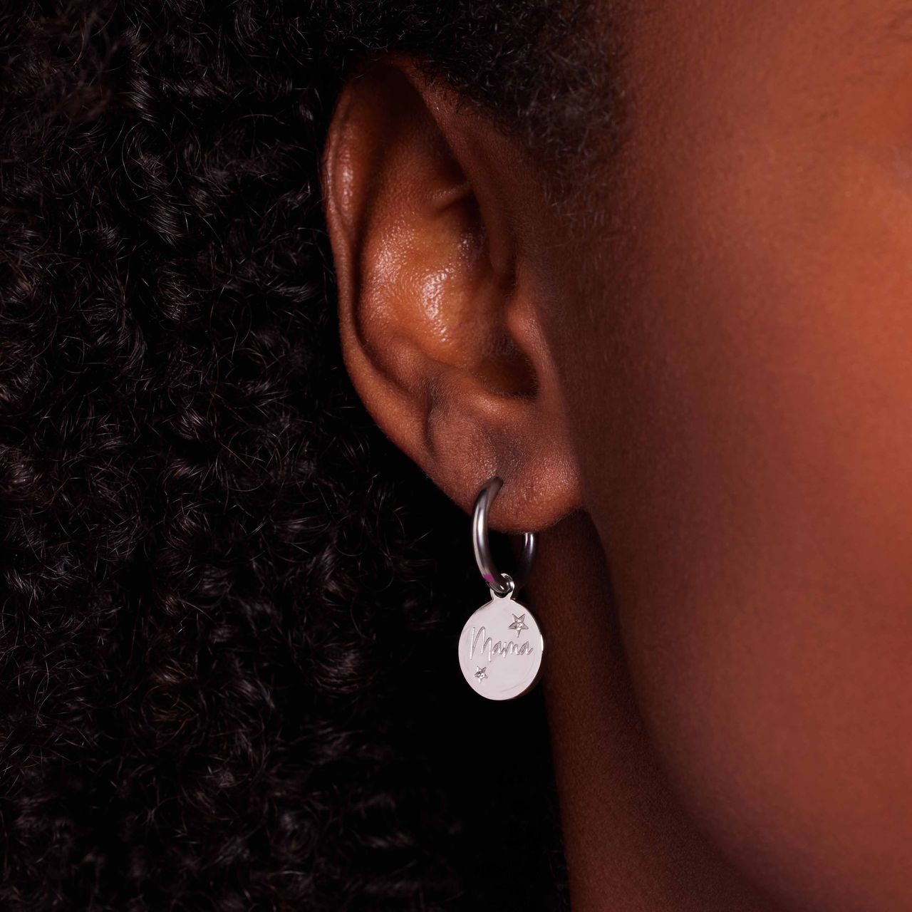 LivLiv stainless steel oorringen mama voor dames