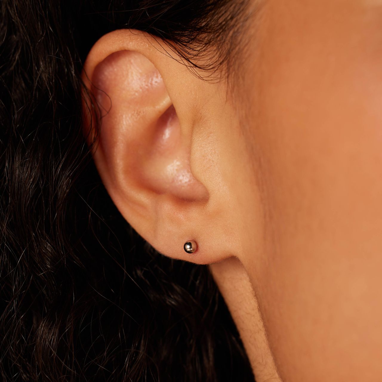 Stainless steel oorknoppen 3mm