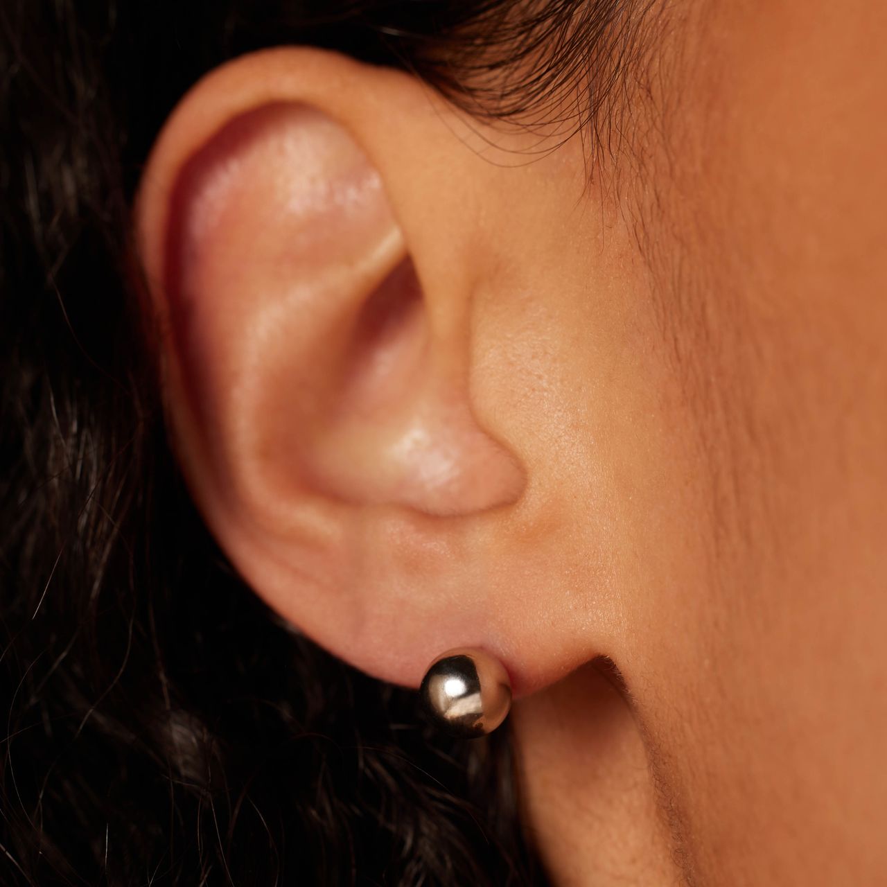 Stainless steel oorknoppen 7mm