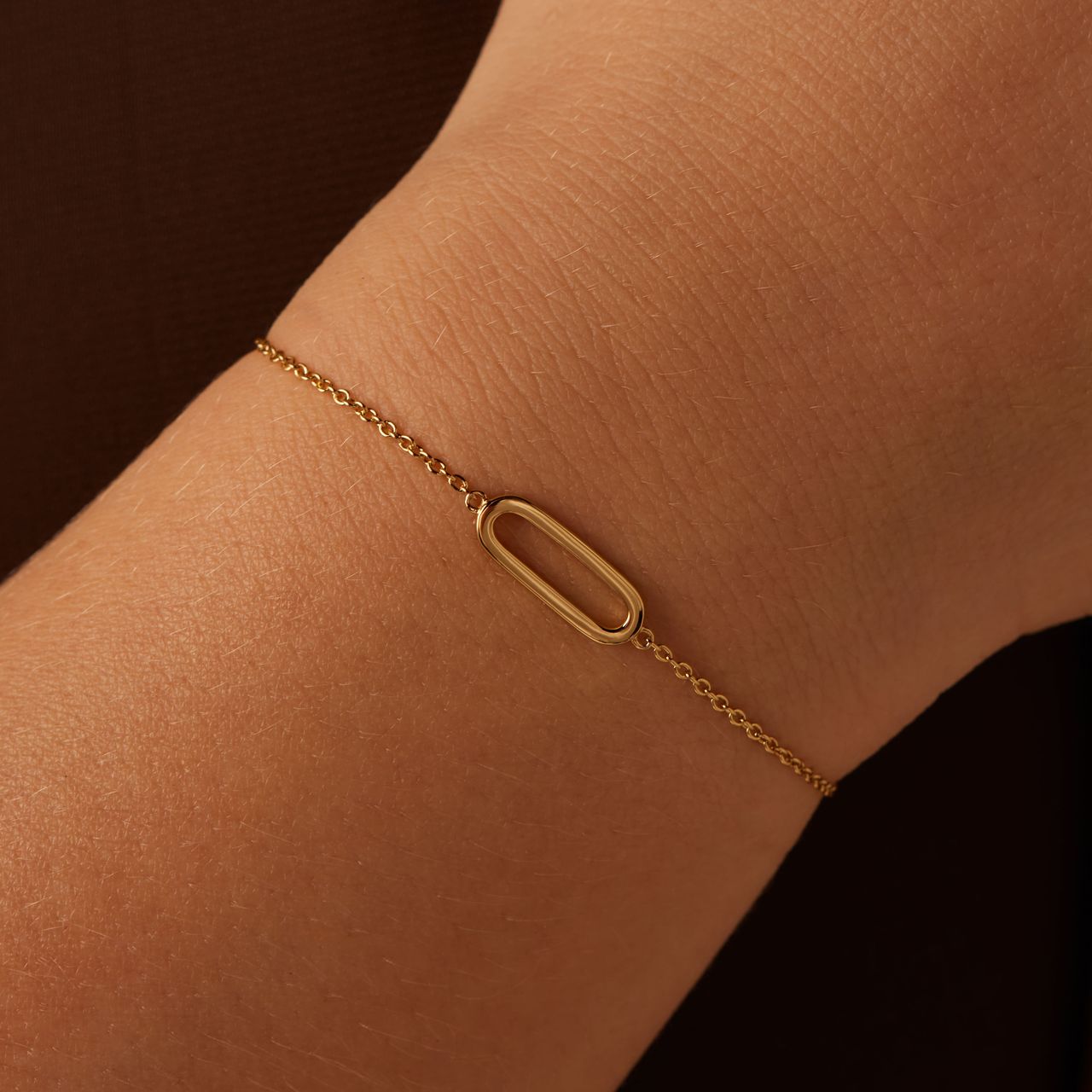 Zilveren goldplated armband voor dames